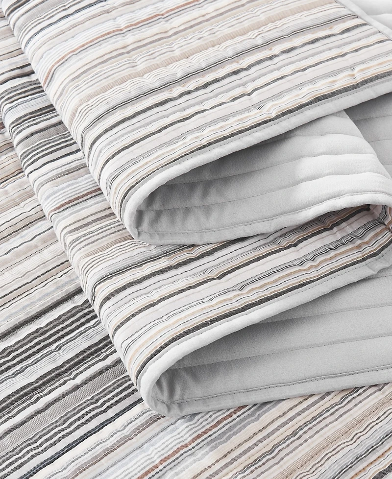 Oceanfront Resort Navarre Yarn Dye Stripe 3-Pc. Quilt Set, Full/Queen