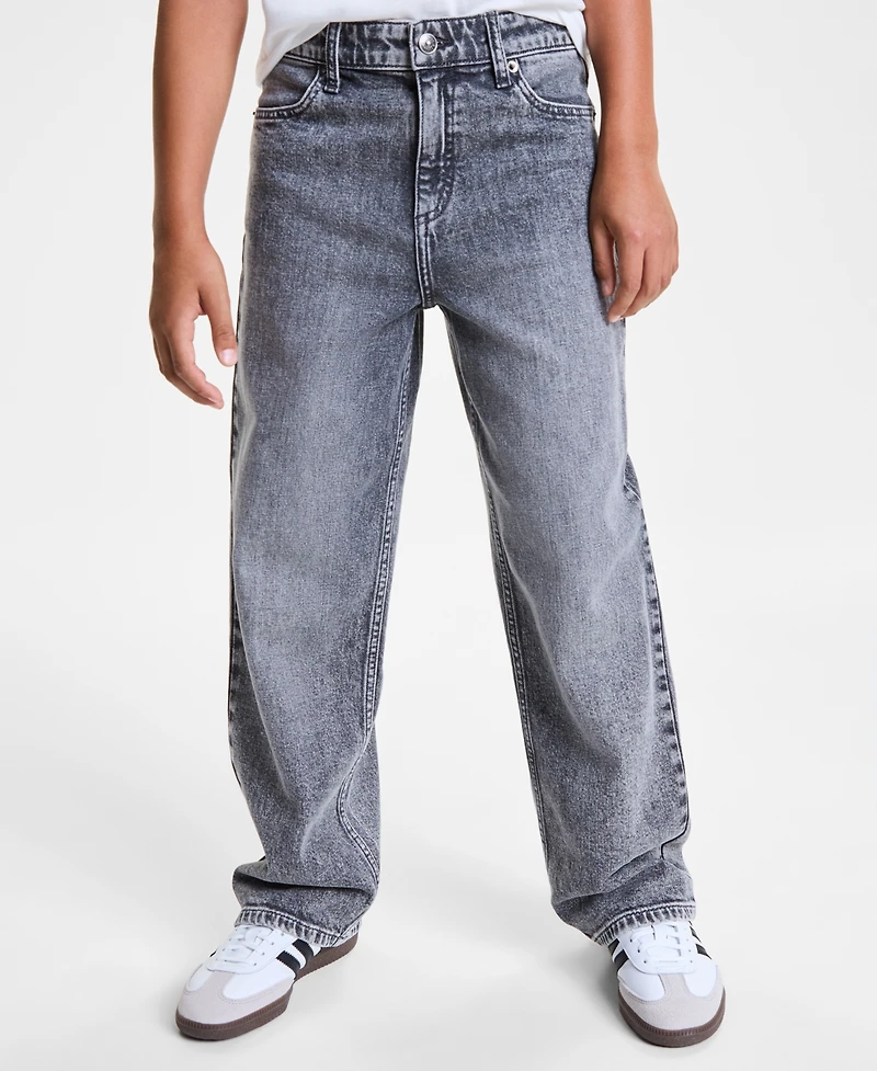 Epic Threads Little & Big Boys Black Baggy Jeans, Exclusively at Macy's
