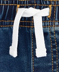 Epic Threads Toddler Boys 2T-4T Super Soft Stretch Knit Denim Jogger Jeans, Exclusively at Macy's