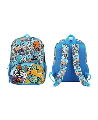 Dog Man 16" Kid's Backpack For School And Travel