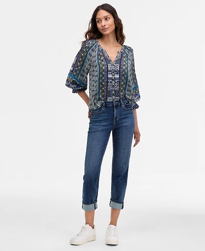 Liverpool Los Angeles Women's Marley Girlfriend Cuffed Jeans