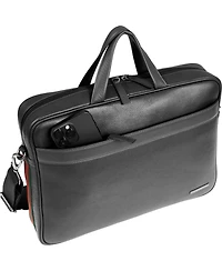 The Hey Handsome 18in Pebble Grain Genuine Leather Briefcase