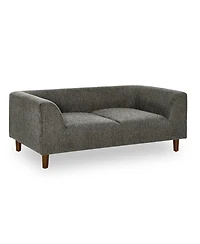 Streamdale Modern Pet Sofa with Armrests for Medium to Large Dogs, Dark Grey