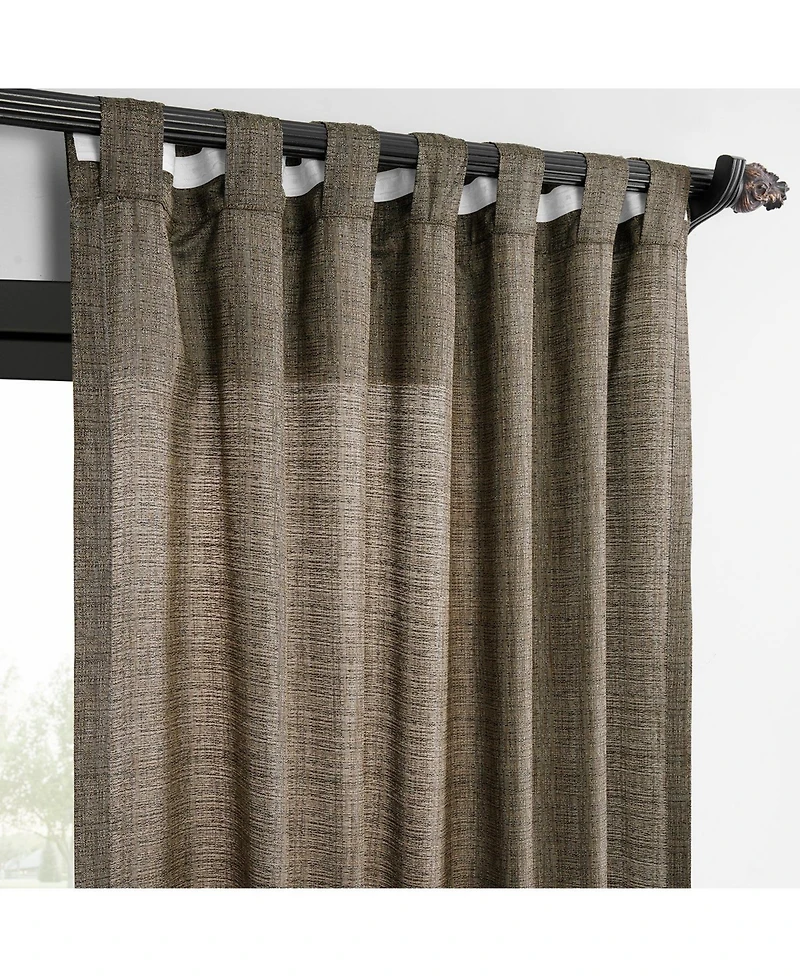 Raw Weave Linen Curtains (2 Panels) Window and Drapes, Rod Pocket Bedroom Curtains