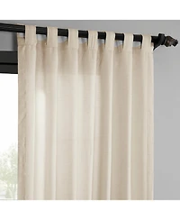 Raw Weave Linen Curtains (2 Panels) Window and Drapes, Rod Pocket Bedroom Curtains