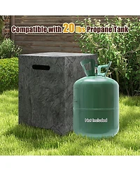 Propane Tank Cover Table Outdoor Gas Tank Storage Hideaway Cover