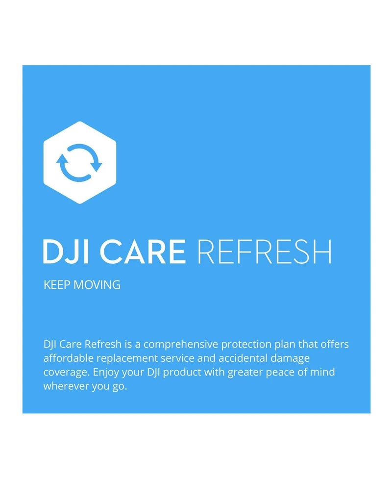 Dji Care Refresh 2-Year Plan for Dji Osmo Mobile 7 (Physical Card)