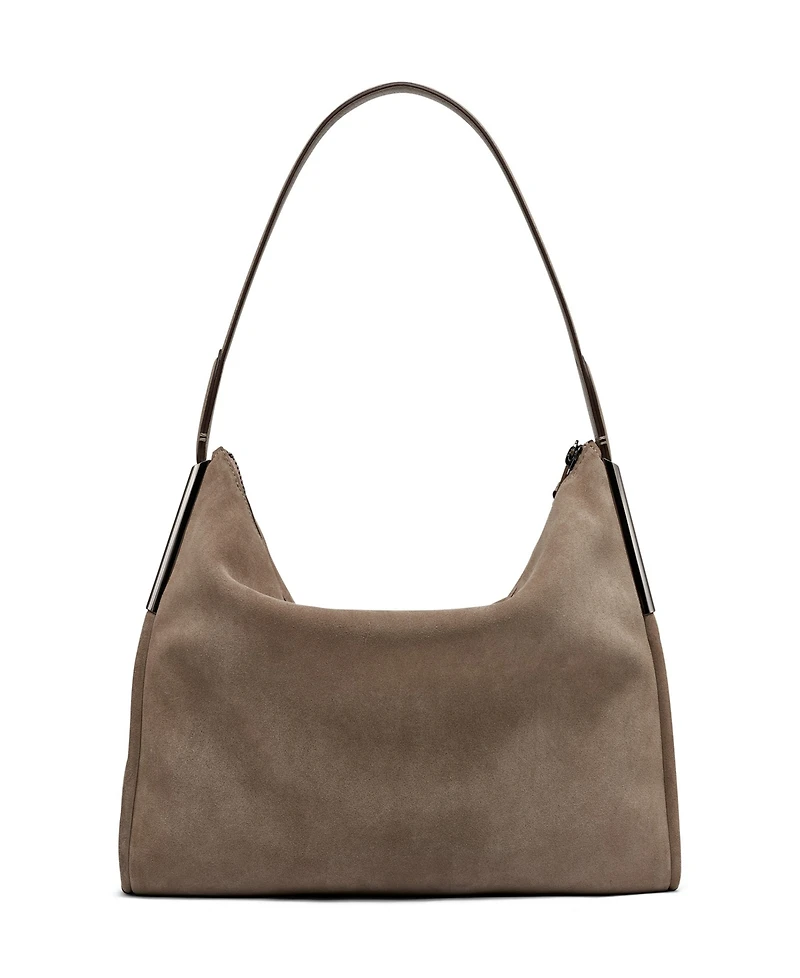 Karl Lagerfeld Paris Valerie Suede Hobo