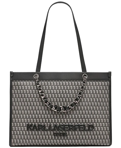Karl Lagerfeld Paris Savoie Monogram Tote
