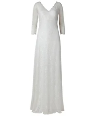 Alie Street London Women's Anya Lace Gown (Ivory)