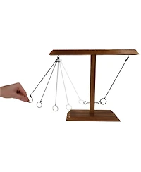 Pacific Shore Games 2 Player Wooden Ring Toss Game