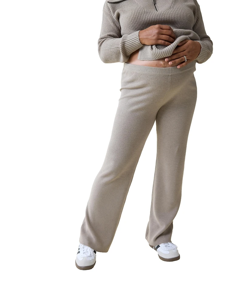 Ingrid + Isabel Maternity Cozy Sweater Pant