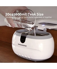 Magnasonic Professional Ultrasonic Jewelry Cleaner Machine for Cleaning Eyeglasses, Watches, Rings, Necklaces, Coins, Razors, Combs, Tools, Parts, Ins