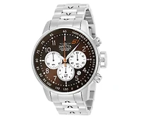 Invicta Men's 23081 S1 Rally Quartz Chronograph White, Brown Dial Watch