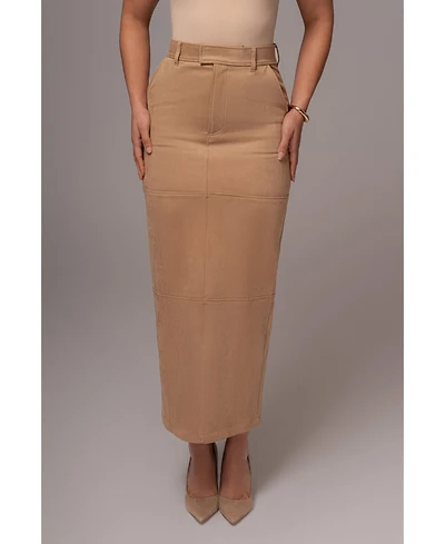 Jluxlabel Women's Joy Suede Maxi Skirt
