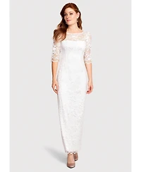 Alie Street London Women's Lila Gown Long (Ivory)