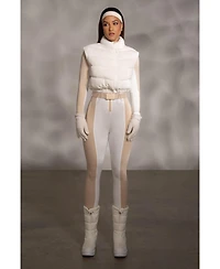 Jluxlabel Women's Delma Ribbed Puffer Vest