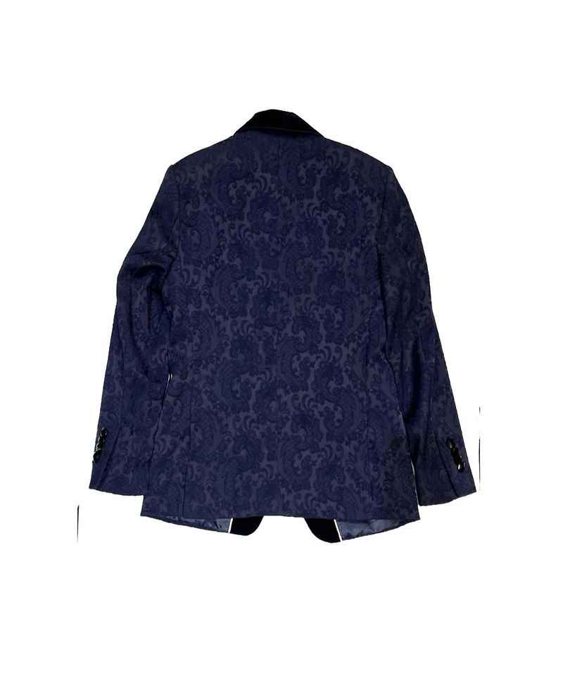 Elie Balleh Toddler Navy Slim Fit Sports Coat