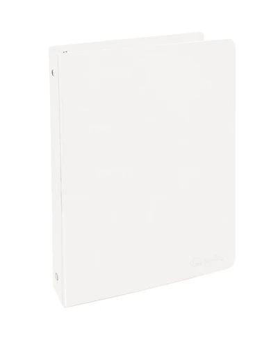 Enday 3-Ring Binder with Clear View Cover and 2 Inside Pockets – Heavy Duty Durable for School Supplies, Office Organization