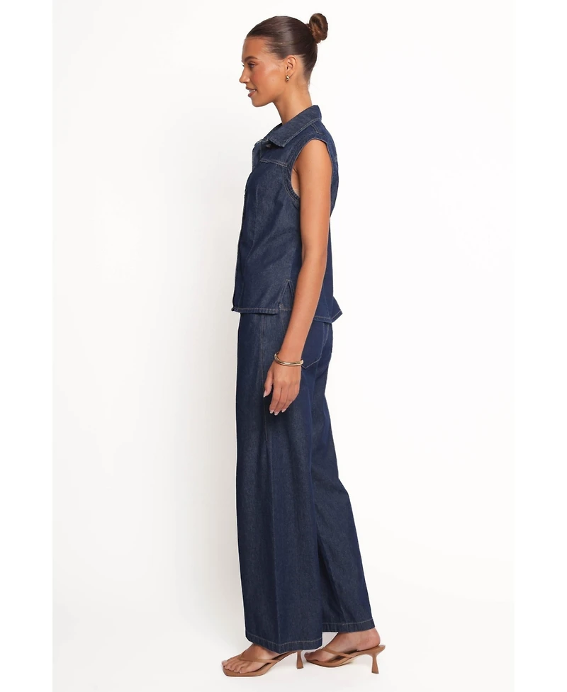 Petal and Pup Women's Kirie Wide Leg Denim Pant