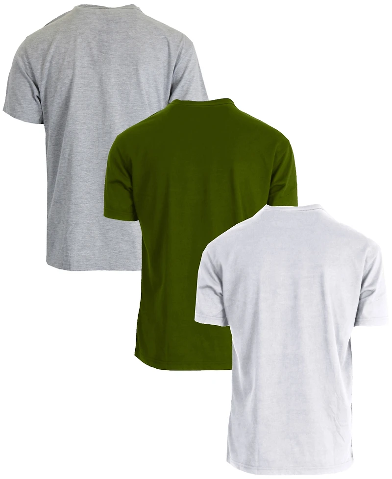 Galaxy by Harvic Men's -Pack Short Sleeve Stretch T-Shirt