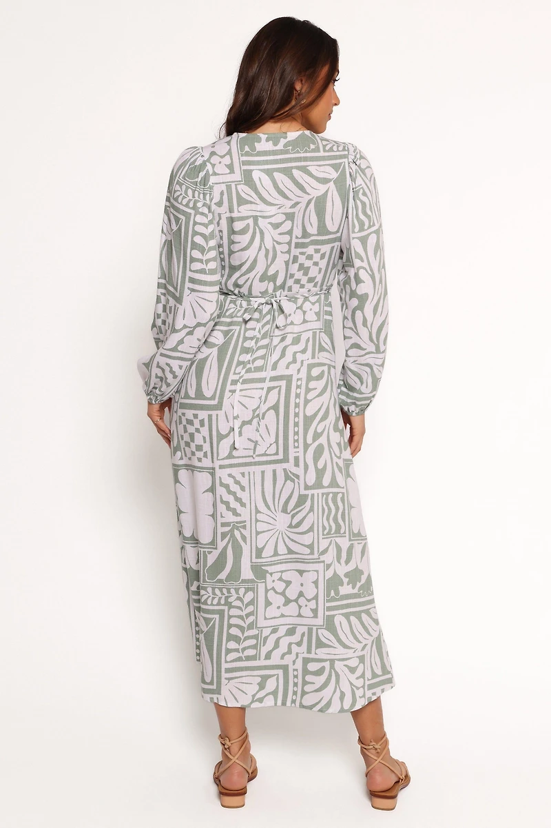 Petal and Pup Women's Kolby Long Sleeve Midi Dress