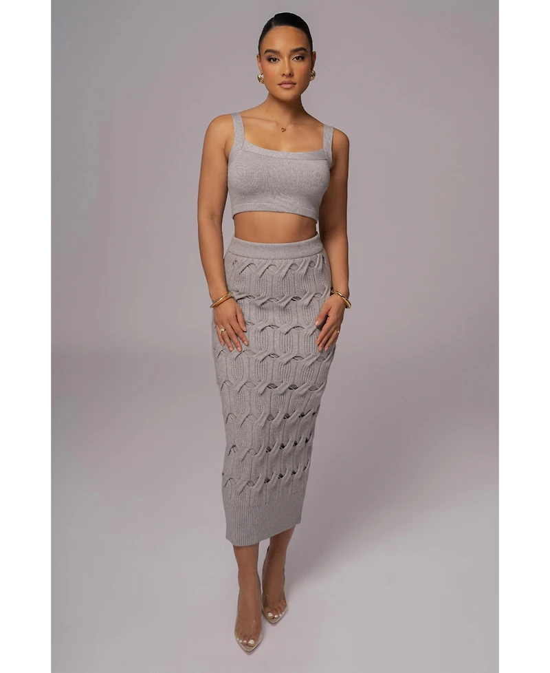Jluxlabel Women's Darlah Knit Crop Top