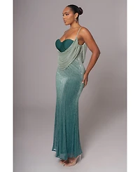 Jluxlabel Women's Dusk Shimmery Nights Maxi Dress