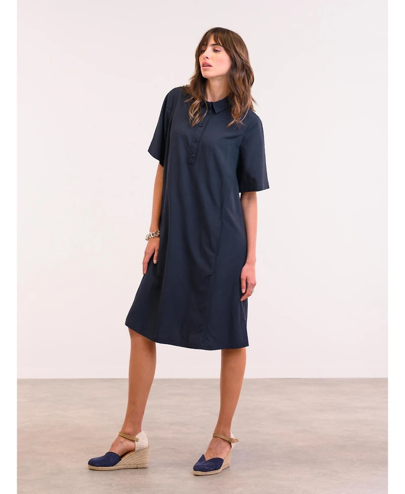 Celtic & Co. Women's Short Sleeve Swing Dress