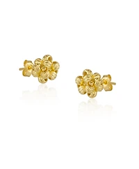 Spero London Sterling Silver Dorissa Beaded Stud Earring