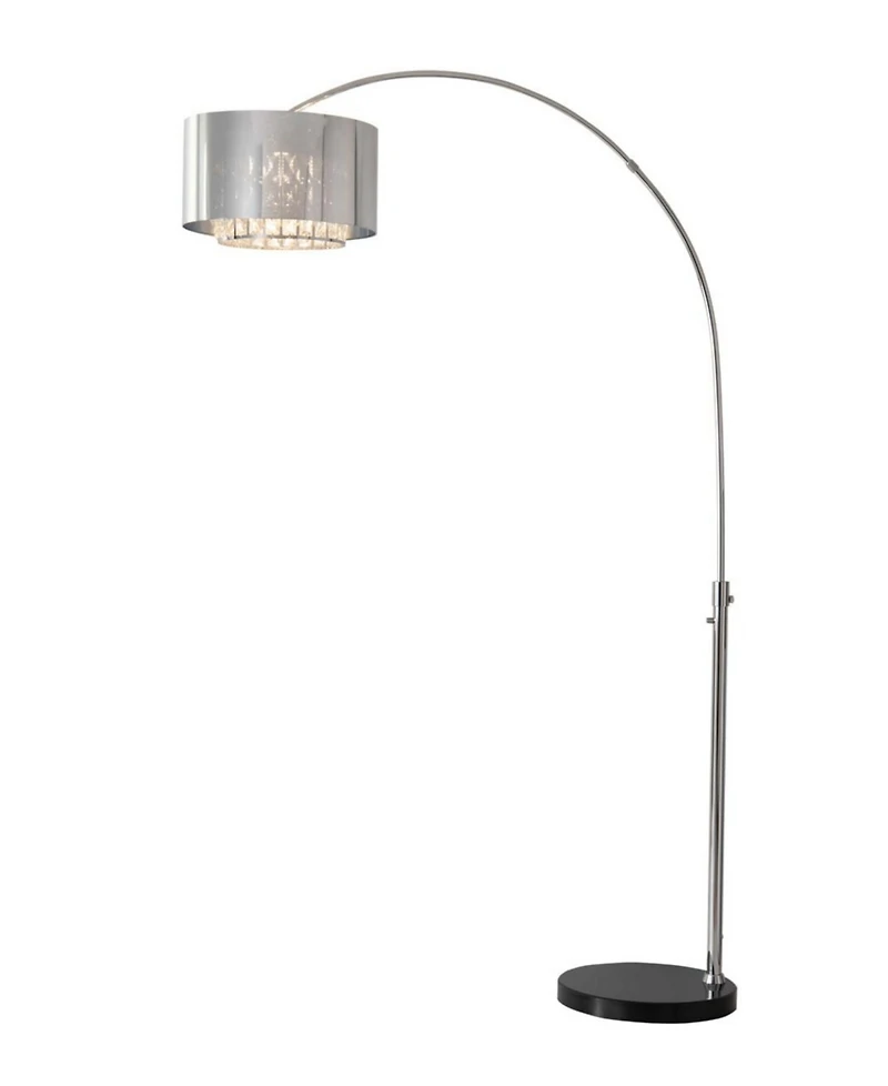Nova of California 94" Metal Marilyn 1 Light Arc Floor Lamp