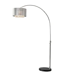 Nova of California 94" Metal Marilyn 1 Light Arc Floor Lamp