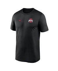 Nike Men's Ohio State Buckeyes 2025 Sideline Small Logo Legend Performance T-Shirt