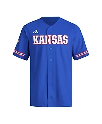 Adidas Men's Royal Kansas Jayhawks Replica Baseball Jersey