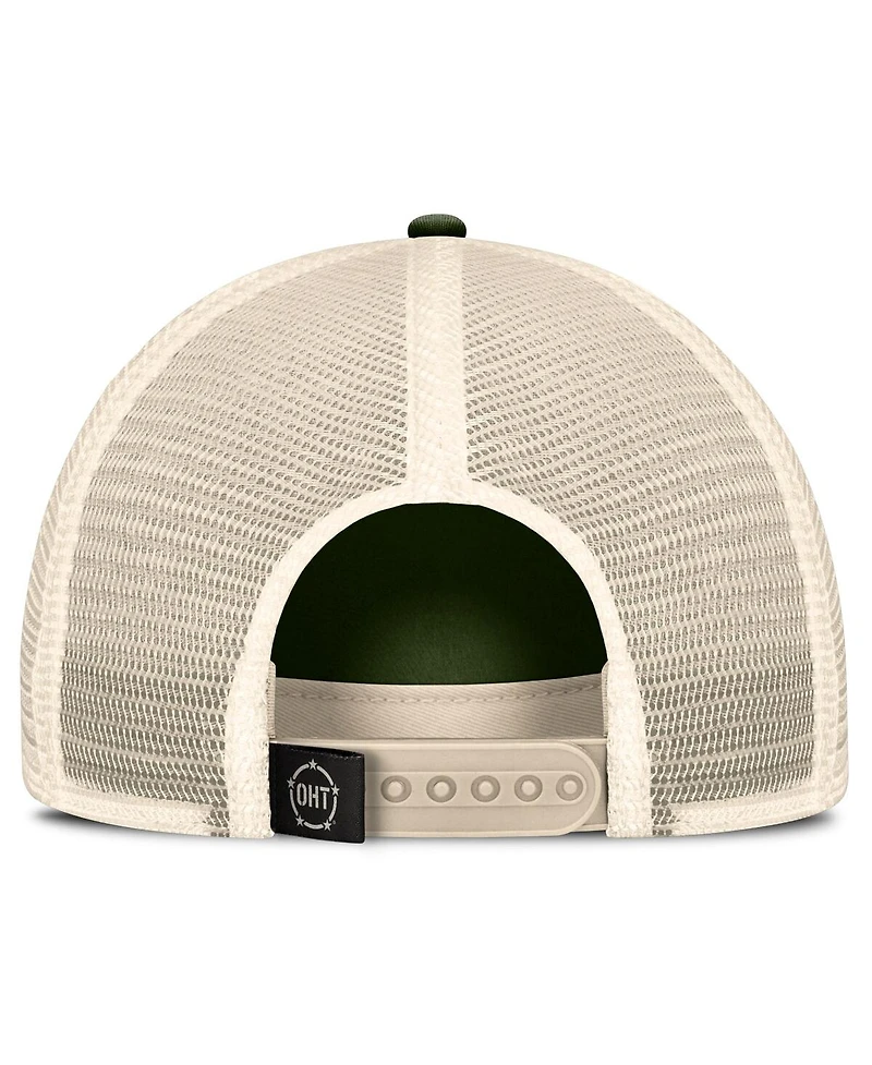 Top of the World Men's Hunter Green Ole Miss Rebels Oht Military Appreciation Glory Trucker Adjustable Hat