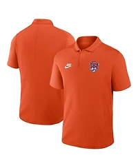 Nike Men's Orange Clemson Tigers Primetime Victory Legacy Vault Logo Performance Polo Shirt