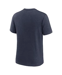 Nike Men's Heather Navy Boston Red Sox Logo Tri-Blend T-Shirt