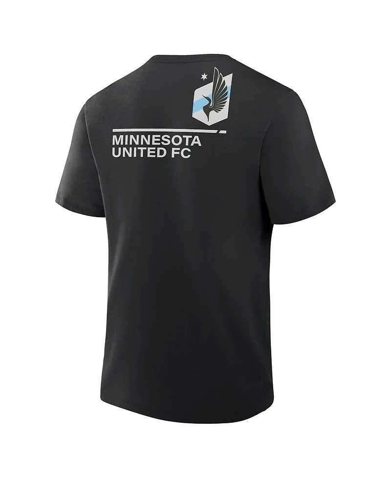 Fanatics Men's Black Minnesota United Fc Corner Kick Legacy T-Shirt