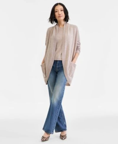 Charter Club Womens Cashmere Sleeveless Crewneck Sweater Cashmere Cocoon Cardigan Macys Exclusive