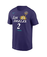Nike Men's Rickea Jackson Purple Los Angeles Sparks Explorer Edition Name Number T-Shirt
