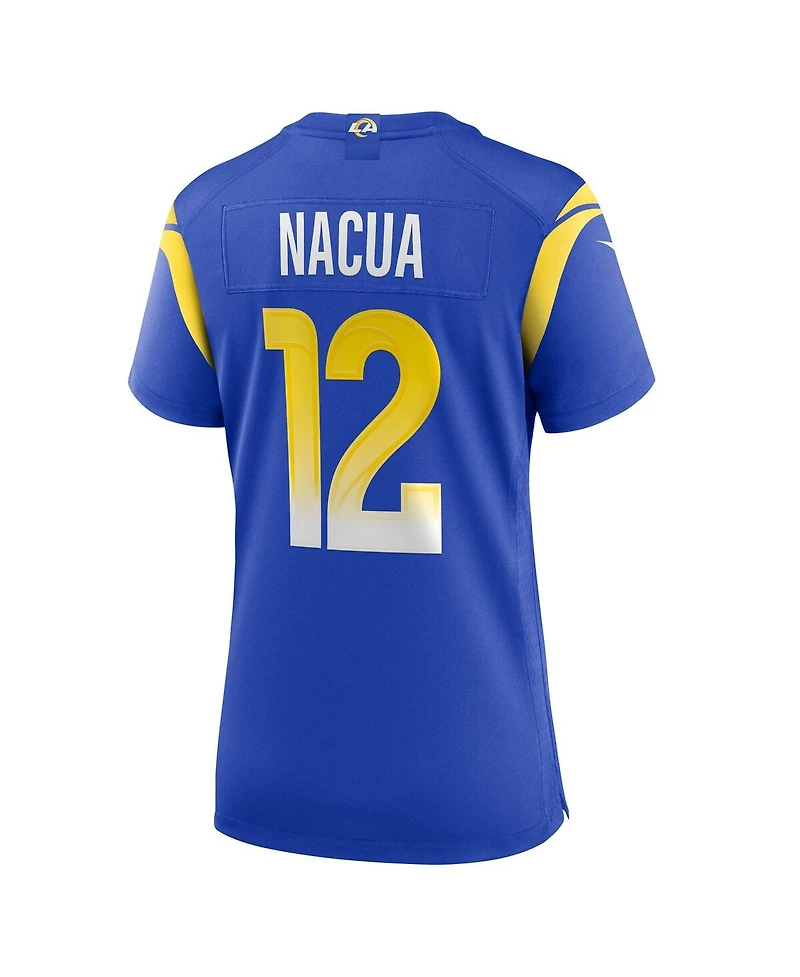 Nike Women's Puka Nacua Royal Los Angeles Rams Game Player Jersey