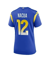 Nike Women's Puka Nacua Royal Los Angeles Rams Game Player Jersey