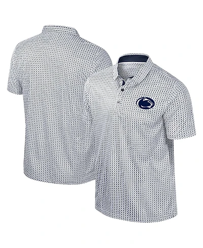 Colosseum Men's Navy Penn State Nittany Lions Big Tall Marty Rival Polo Shirt
