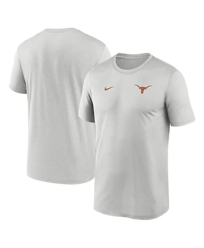 Nike Men's Gray Texas Longhorns 2025 Sideline Small Logo Legend Performance T-Shirt