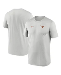 Nike Men's Gray Texas Longhorns 2025 Sideline Small Logo Legend Performance T-Shirt