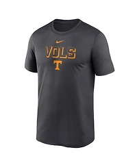 Nike Men's Anthracite Tennessee Volunteers 2025 Sideline Legend Performance T-Shirt