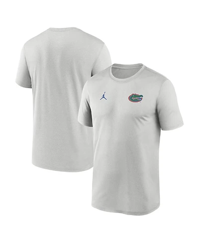 Jordan Men's Gray Florida Gators 2025 Sideline Small Logo Legend Performance T-Shirt