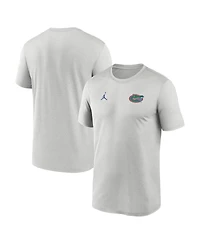 Jordan Men's Gray Florida Gators 2025 Sideline Small Logo Legend Performance T-Shirt