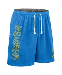 Nike Men's Powder Blue Los Angeles Chargers Sideline Reversible Performance Shorts