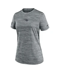 Nike Women's Heather Gray New England Patriots Offensive Line Velocity Performance T-Shirt
